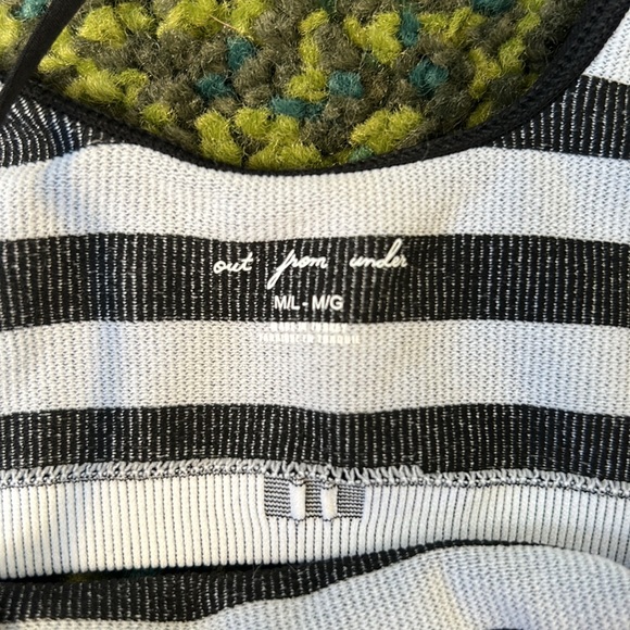 NWOT Out From Under Striped Bralette / Crop Top - Picture 2 of 3